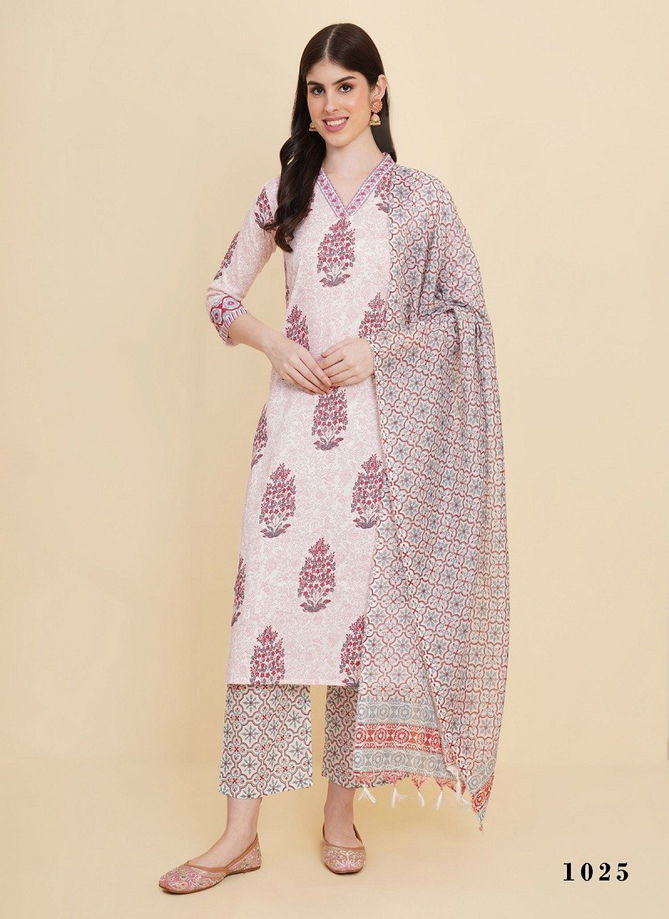 Tanisha Vol 3 By Stylishta Cotton Floral Printed Kurti With Bottom Dupatta Wholesale Shop In Market