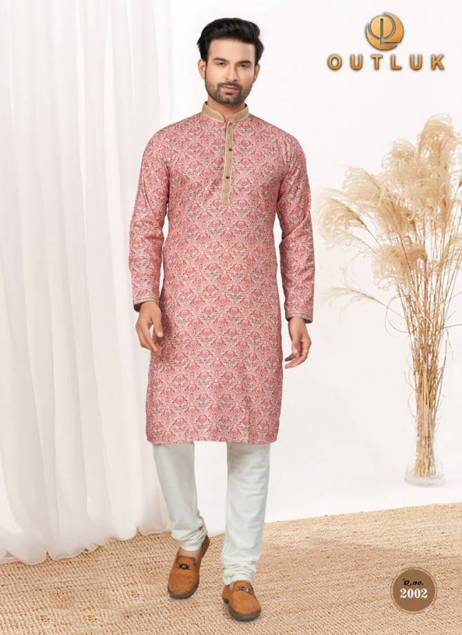 Outluk Wedding Collection 2 Mens Wear Cotton Kurta Pajama Catalog