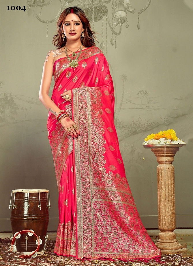 Rohini Silk By Sangam Wedding Sarees Catalog