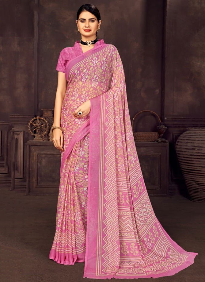 Ruchi Star Chiffon 73 Edition Regular Wear Wholesale Printed Sarees