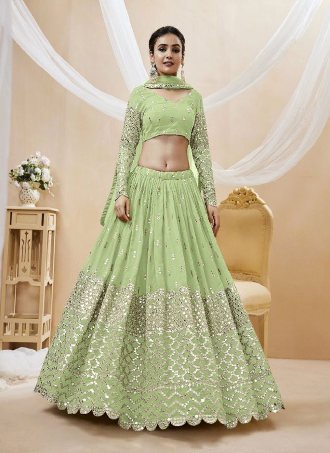 Pista Colour Expression Vol 1 By Zeel Party Wear Lehenga Choli Catalog 311