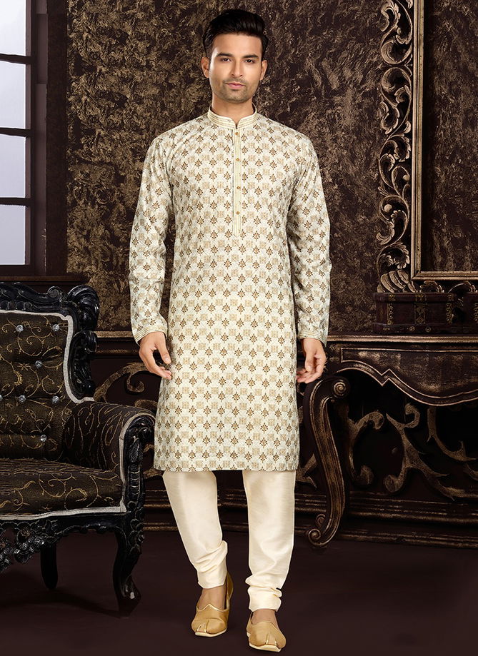 Pista Colour Outluk 115 Festive Wear Mens Kurta Pajama Catalog 115002