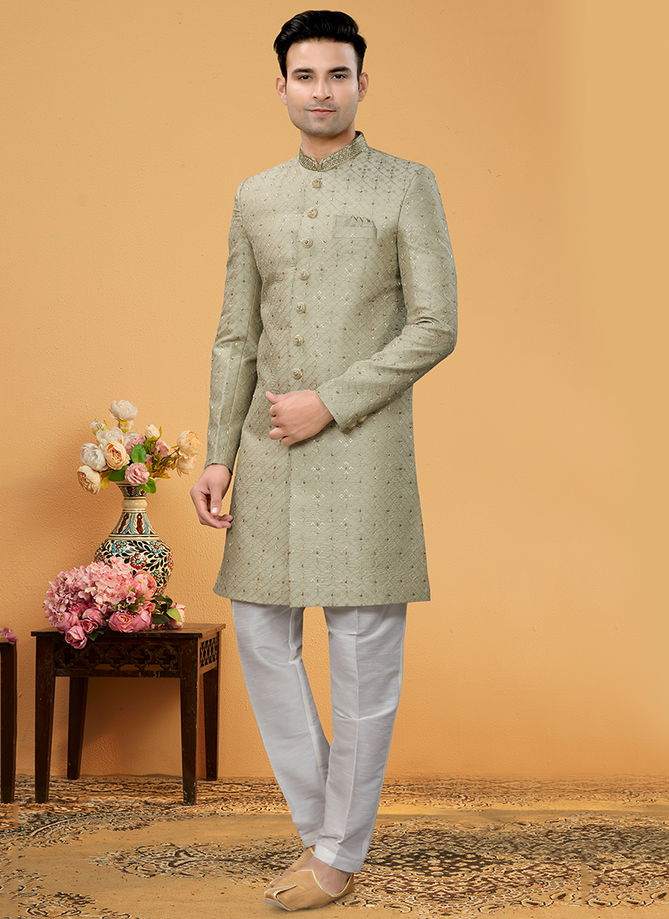 Pista Colour Outluk Vol 110 Wholesale Mens Indo western Catalog 110009