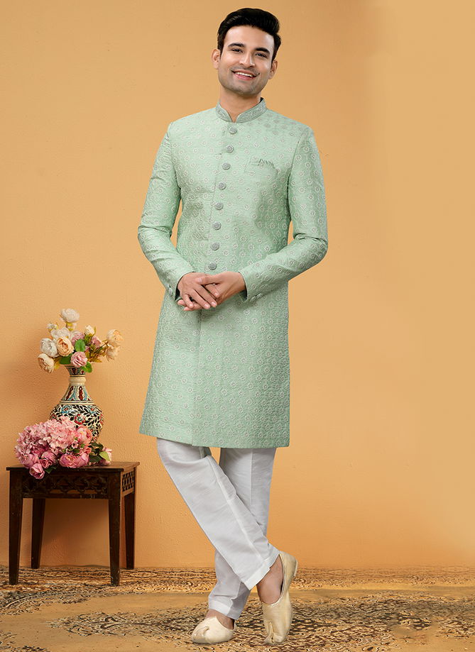 Pista Colour Outluk Vol 111 Wholesale Mens Indo western Catalog 111007