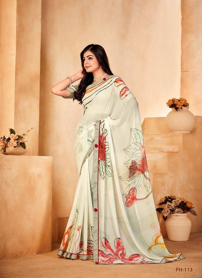 Panchi 2 By Shashvat Digital Printed Designer Bamber Silk Saree Manufacturers