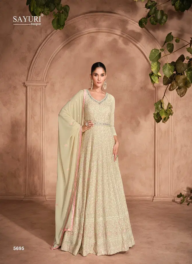 Rivaah By Sayuri Designer Georgette Gown With Dupatta Orders In India