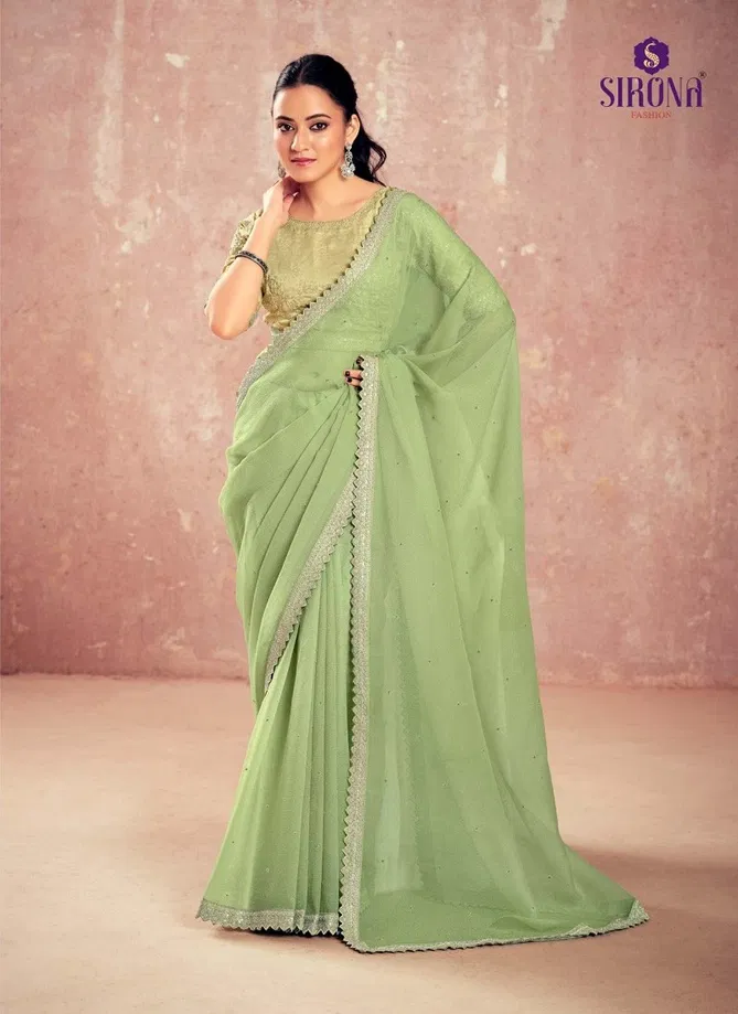 Shamika By Sirona Chiffon Designer Party Wear Sarees Orders In India