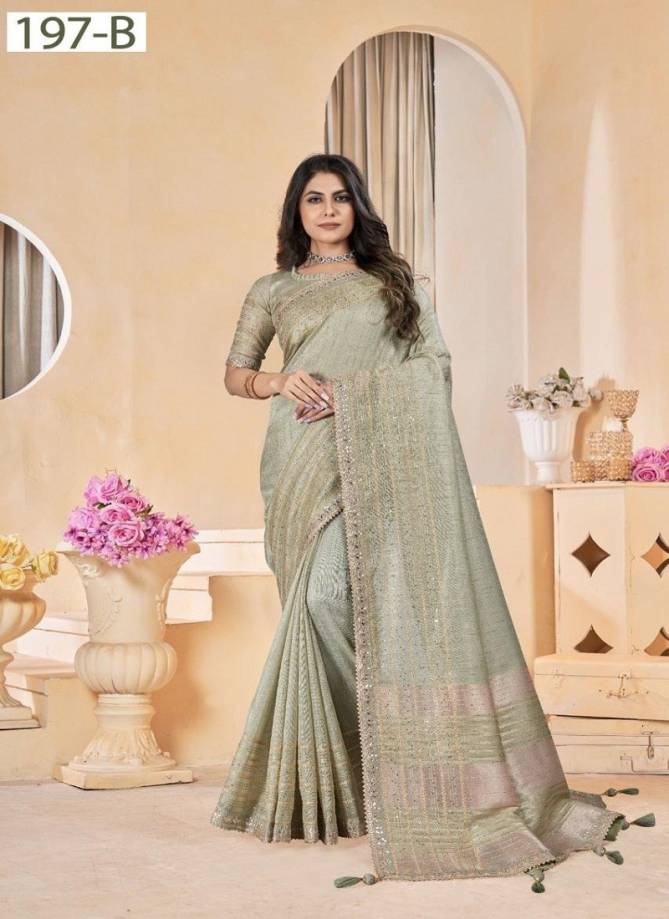 Sumitra 197 A To F Linen With Gota Coding Work Border Saree Orders In India