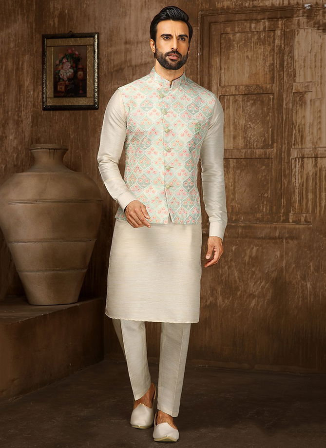 Ethnic Wear Exclusive Wholesale Kurta Pajama With Jacket Collection