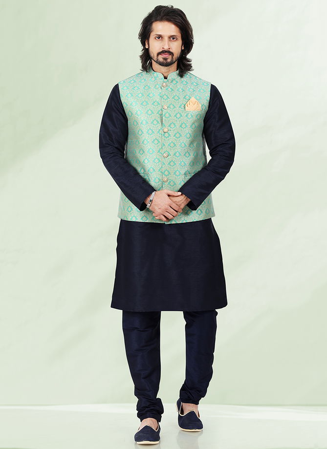 Function Wear Wholesale Modi Jacket Kurta Pajama Catalog