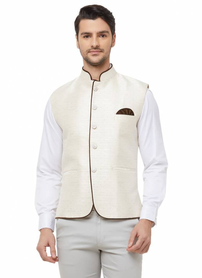 Pride ND Festive Wear Stylish Silk Nehru Jeckets Collection