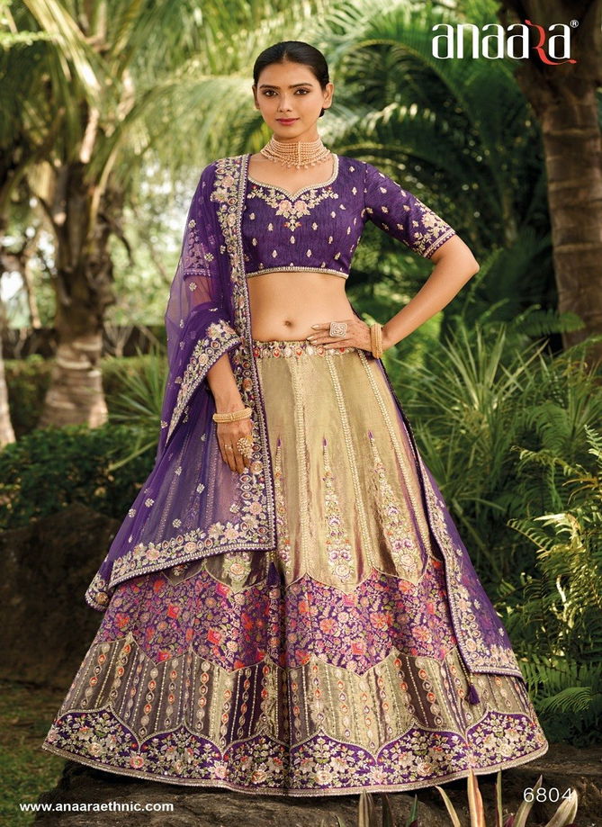 Anaara 6800 Series By Tathastu Wedding Wear Designer Lehenga Choli Wholesale In India