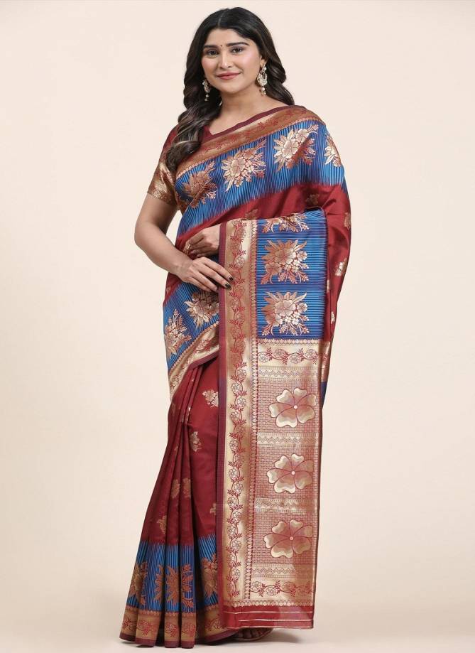 BK 8741 Vedika Banarasi Silk Saree Catalog
