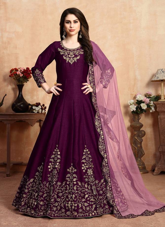 Anaya Eid Special New Designer Floor Length Art Silk Anarkali Suits Collection