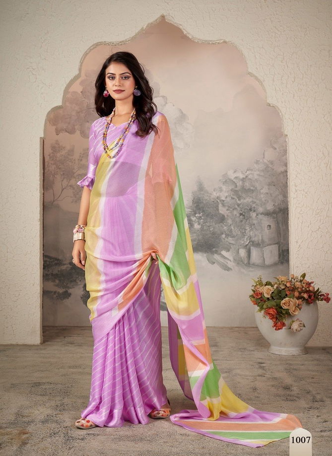 Aavi By Dhaga Pure Jari Chiffon Daily Wear Saree Wholesalers In Delhi