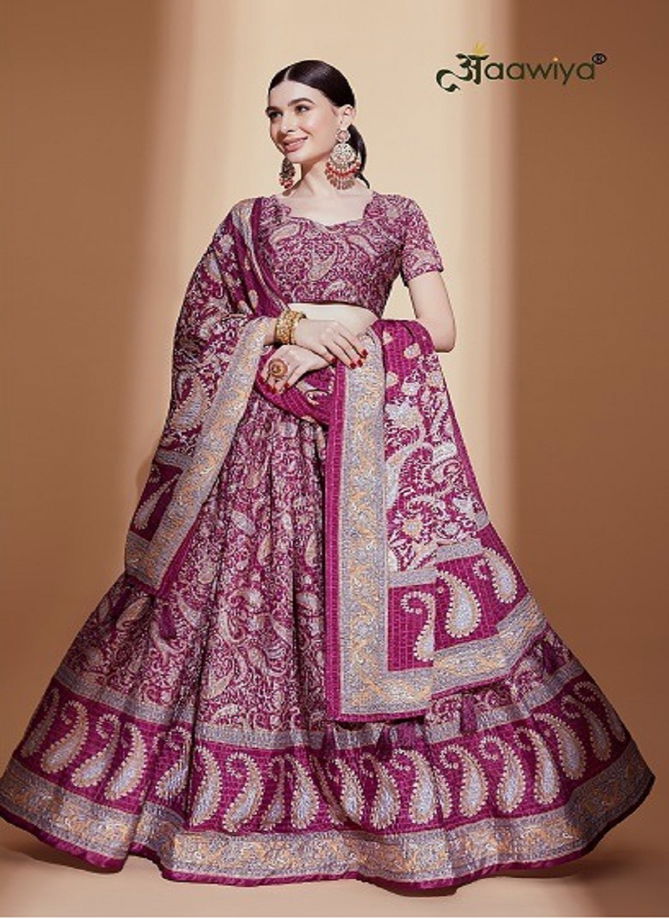 Amora Vol 1 By Aawiya Digital Printed Designer Lehenga Choli Catalog