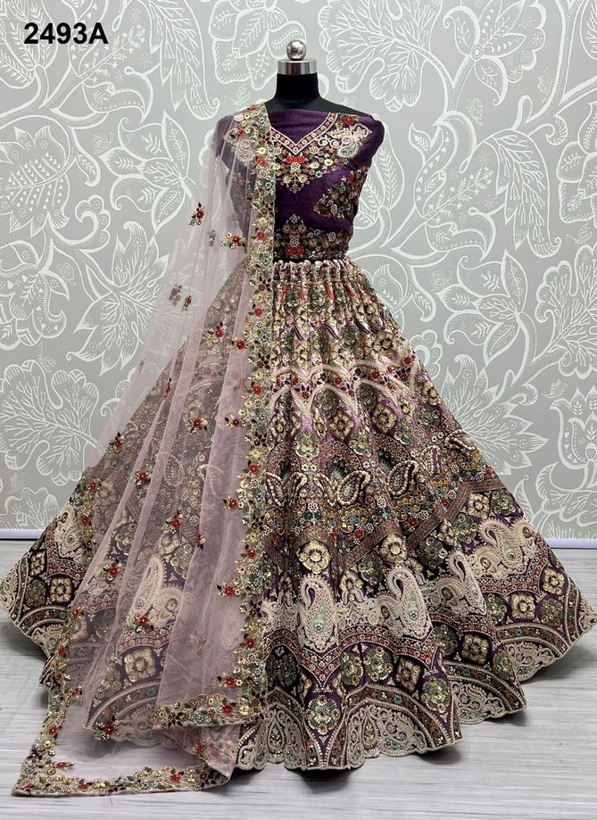 Anjani Art 2493 Colors Designer Lehenga Choli Catalog