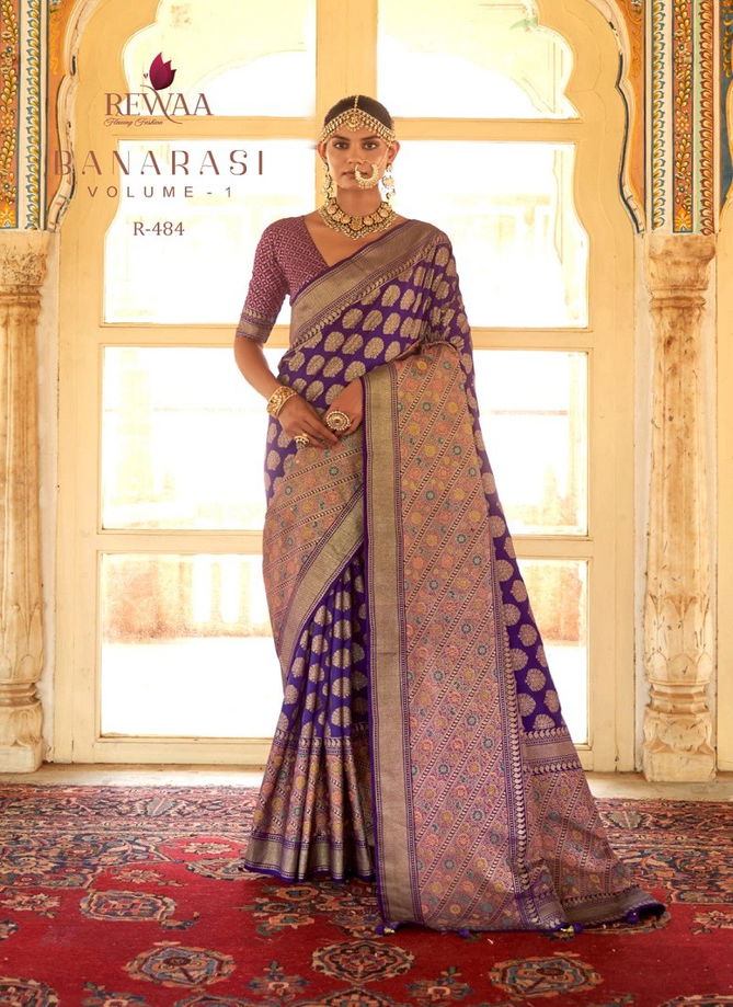 Banarasi Vol 1 By Rewaa Silk Wedding Wear Saree Orders In India