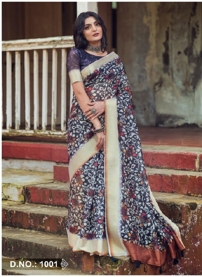 Blossom By Kira Printed Saree Catalog