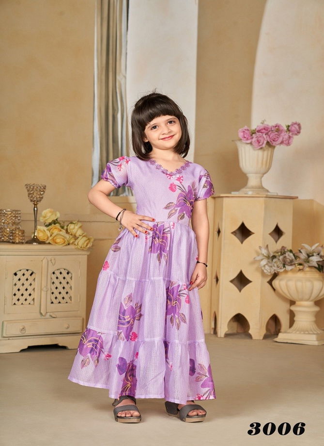 Jenny vol 3 By Lucaya 3001 To 3006 Kids Printed Girls Frock Wholesale Shop In Surat