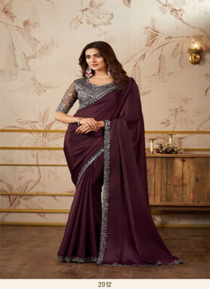 Kaina By Anmol Satin Organza Designer Saree Catalog