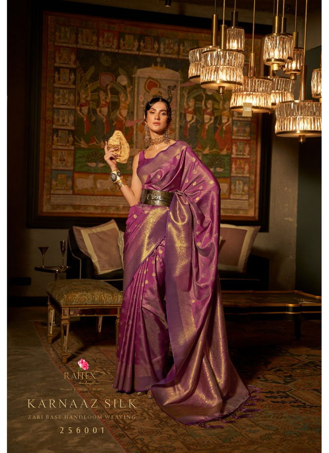 Karnaaz Silk By Rajtex Wedding Saree Catalog