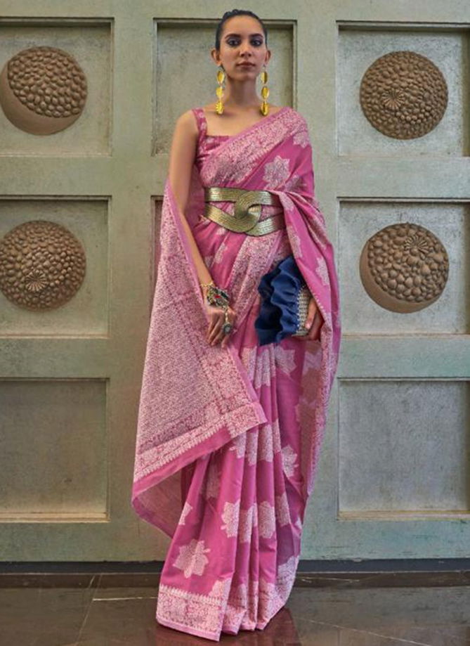 Kshenaz Lucknowi Fancy Wear Wholesale Printed Sarees