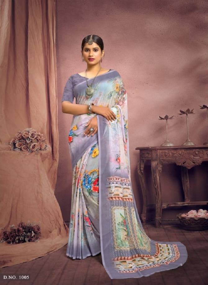 Lavanya By Mahamani Creation Printed New Exclusive Daily Wear Saree Suppliers In India