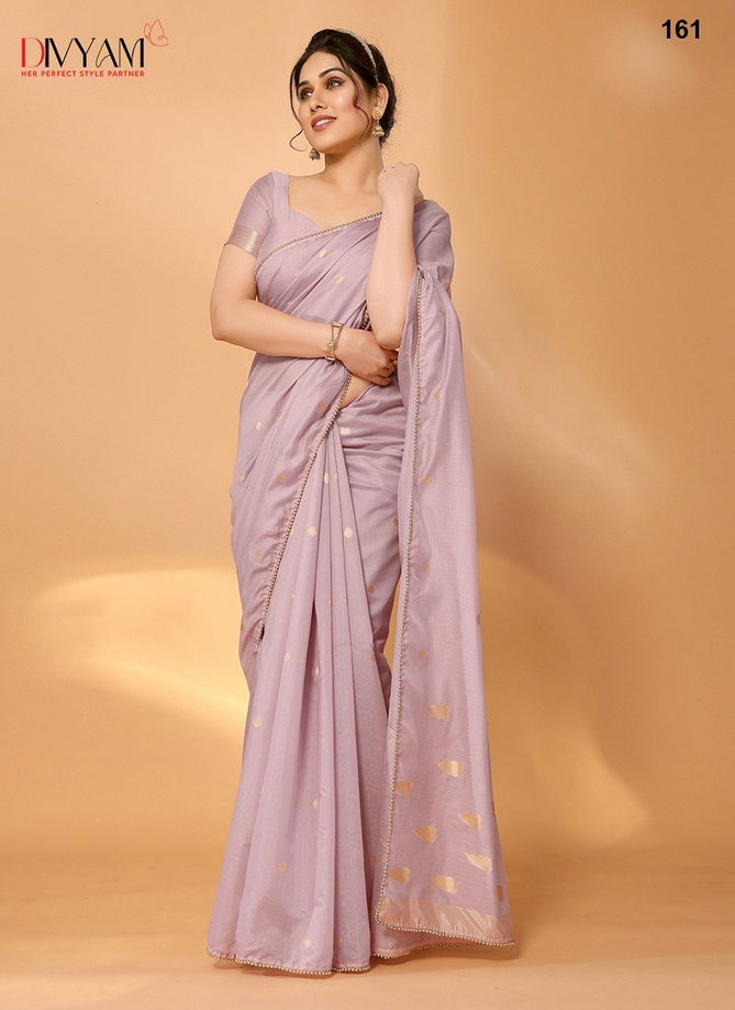 Priti By Divyam Chanderi Silk Designer Saree Wholesale Clothing Suppliers In India