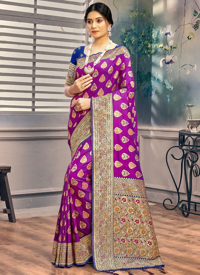 Pushpanjali Sangam Wedding Wear Wholesale Banarasi Silk Sarees Catalog