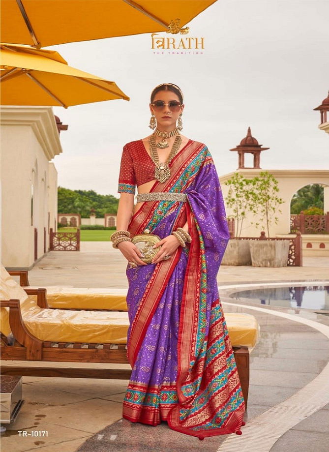 Rasam Patola By Trirath Sigma Silk Designer Saree Catalog