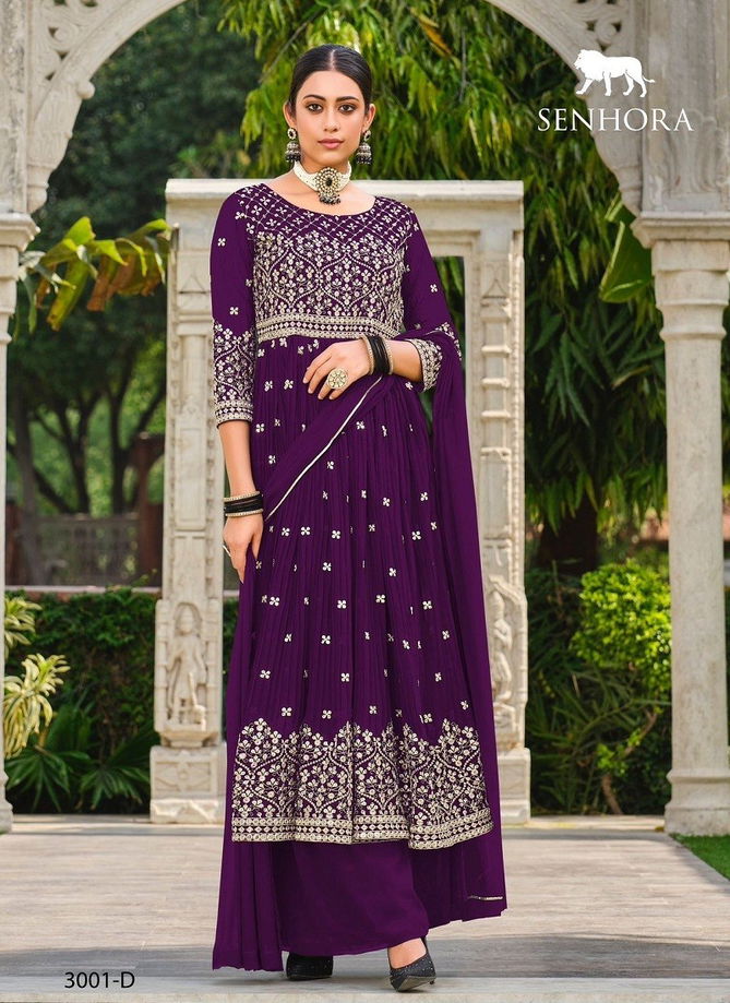 Rumana By Senhora Faux Georgette Designer Salwar Kameez Catalog