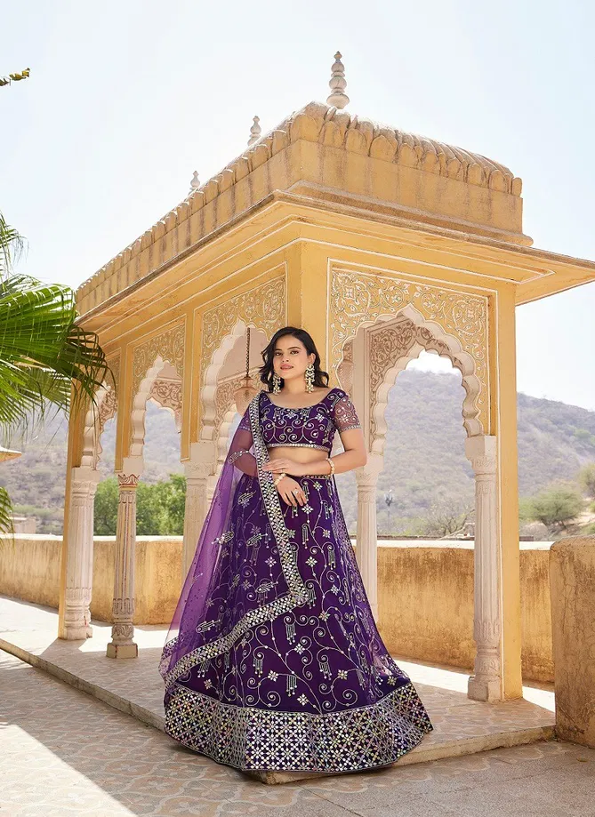 SS 160 To 165 Wedding Wear Designer Net Lehenga Choli Wholesale Suppliers in Mumbai