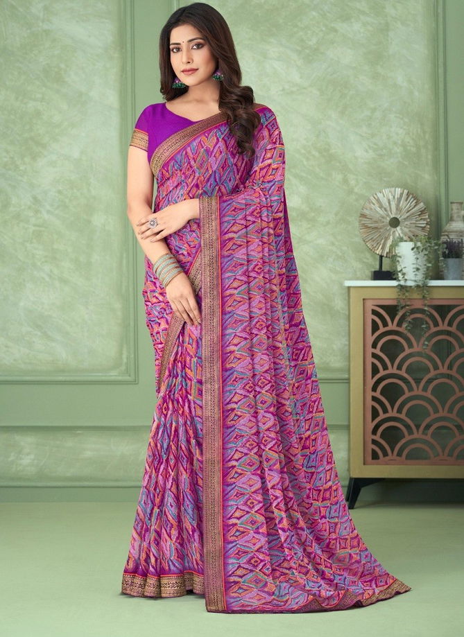 Savera Vol 6 By Ruchi Chiffon Saree Catalog