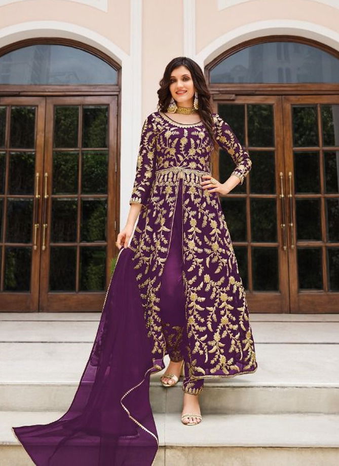 Purple Colour Sharmin 2067 Colors Designer Salwar Suit Catalog 2067 C