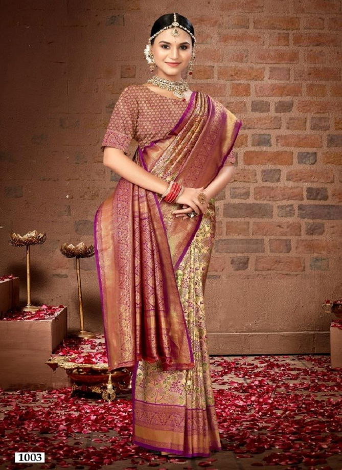 Sheela Vol 32 By Bunawat Silk Wedding Sarees Wholesale Online