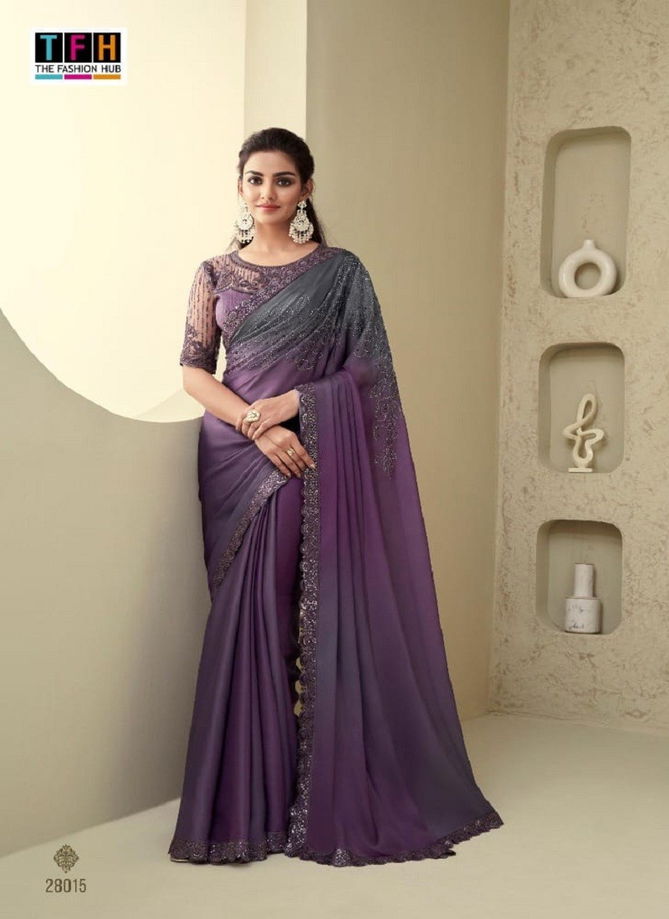 Silver Screen 18th Edition By Tfh Silk Designer Saree Catalog