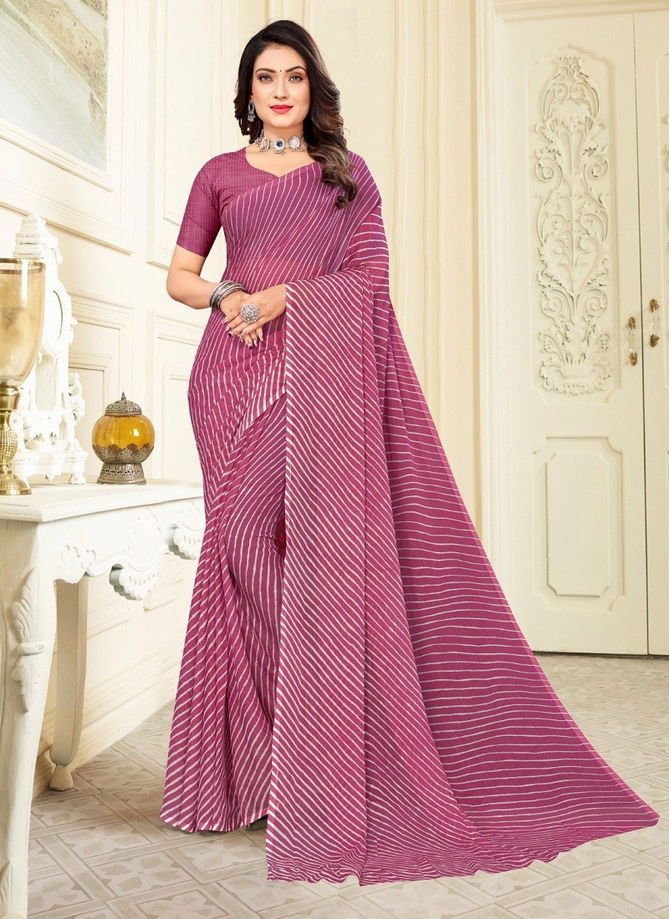 Purple Colour Star Chiffon Vol 113 By Ruchi Chiffon Saree Catalog 21310 E