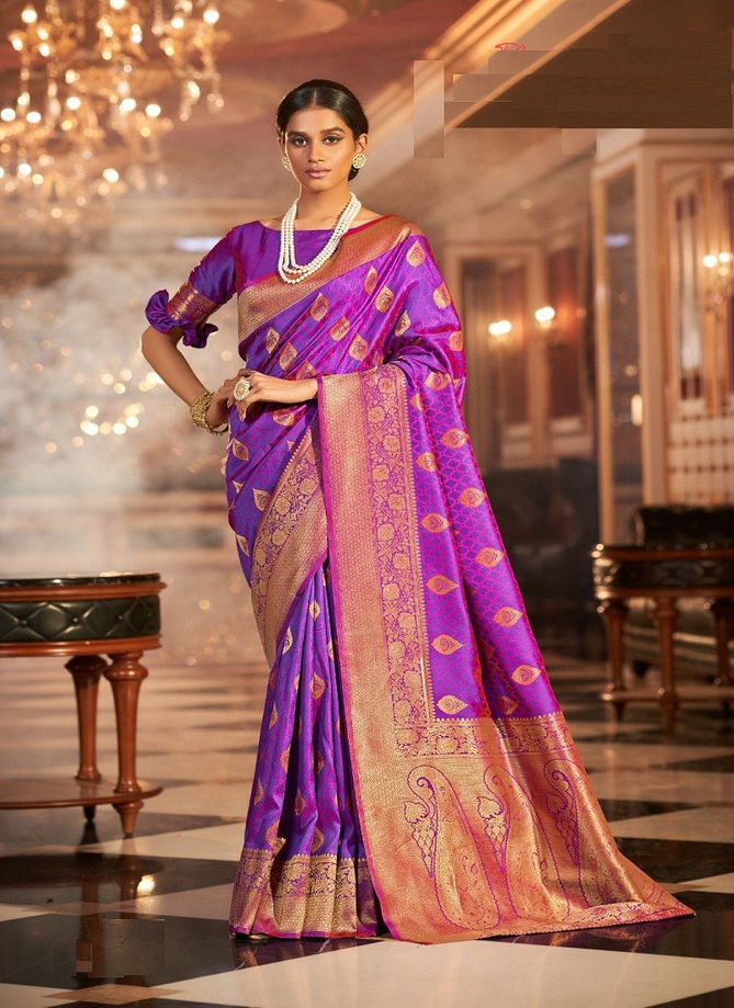 Swarna 22001 To 22006 By The Fabrica Silk Saree Catalog