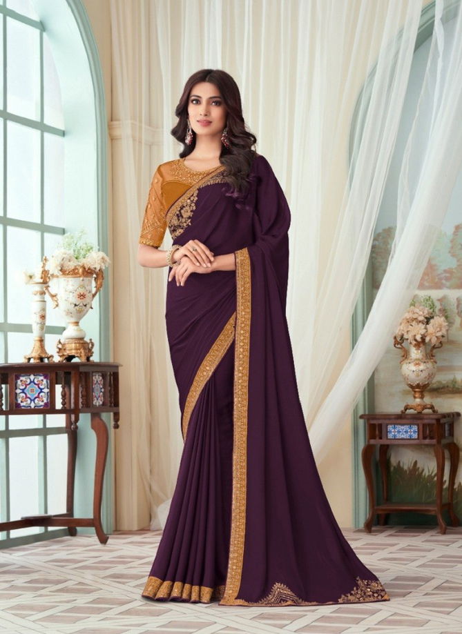 Tfh Milano Silk Designer Saree Catalog