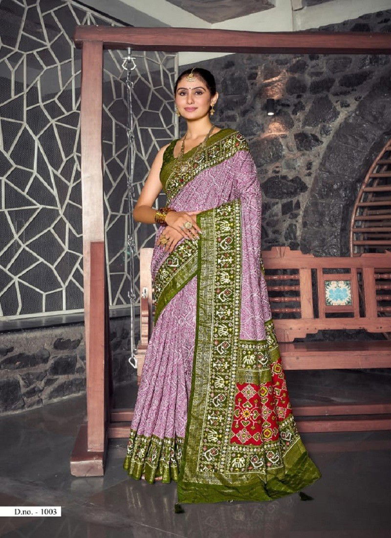 Vivanta 1001 To 1006 By Mahamani Creation Heavy Tusser Dola Silk Saree Wholesale Shop In Surat