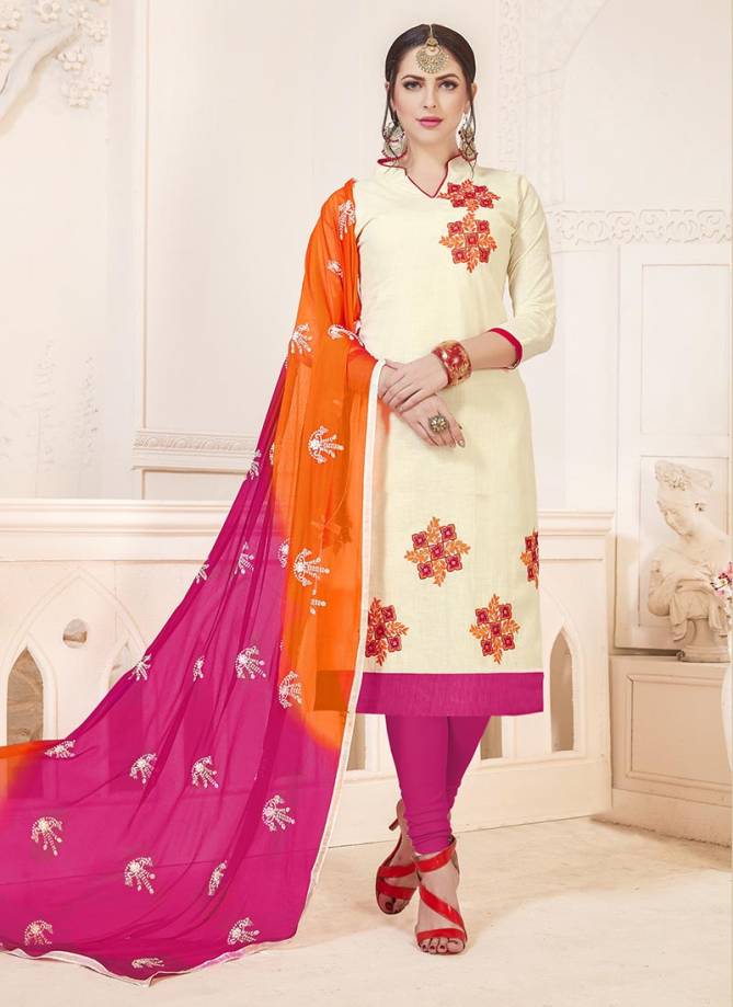 Rahul NX Maahi South Cottan With Embroidery Work Dress With Najneen Embroidery Dupatta Designer Salwar Suit Collections