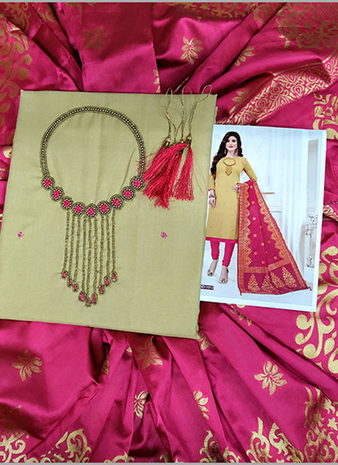 Rahul NX Sakshi Cottan Handwork Dress With Banarasi Jacquard Designer Salwar Suit Collections