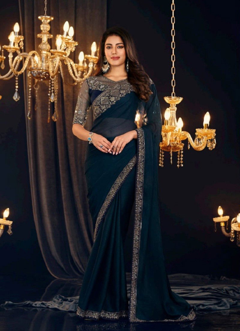 Elegance Vol 18 By Anmol Shimmer Georgette Designer Saree Wholesale Online