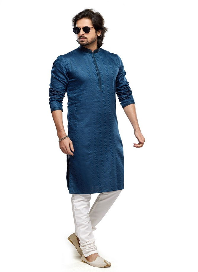 Occasion Mens Wear Designer Printed Stright Kurta Pajama Wholesale Shop In Surat