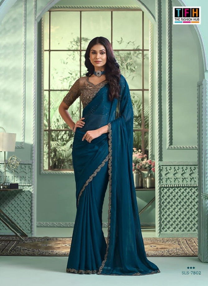 Salsa Style 3 By TFH Party Wear Designer Sarees Wholesale Clothing Suppliers In India