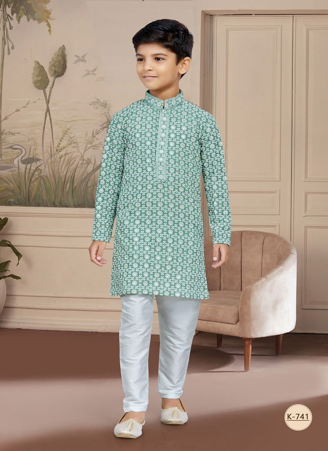 Kids Vol 4 Boys Wear Kurta Pajama And Indo Western Catalog