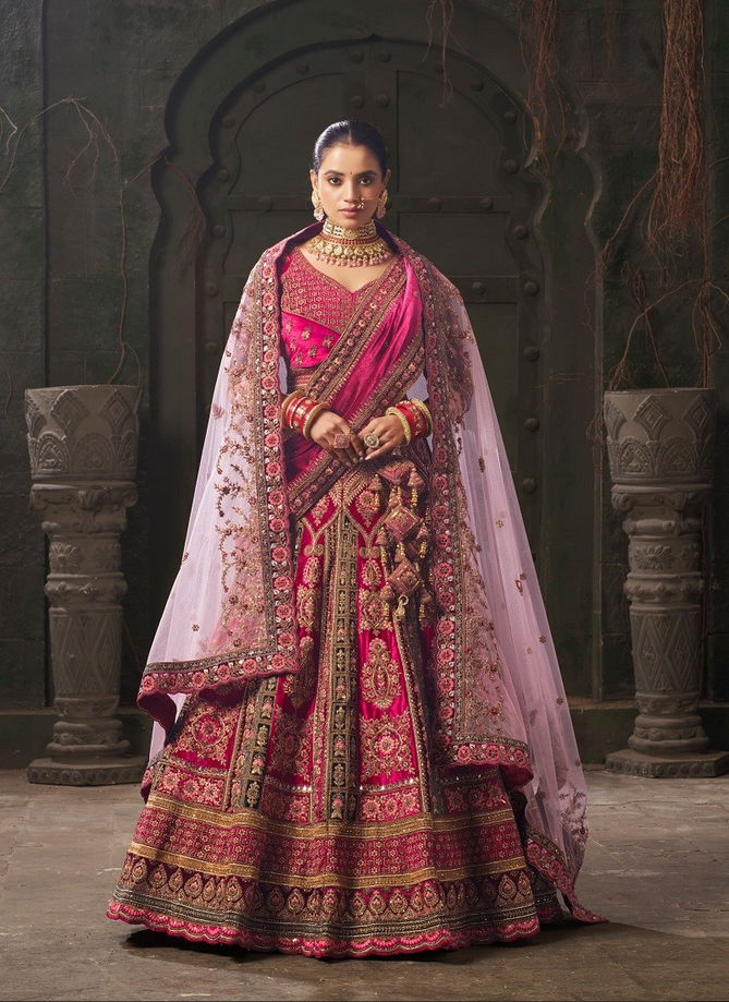 Wedding Bride Vol 1 By Anantesh Velvet Lehenga Choli Orders In India