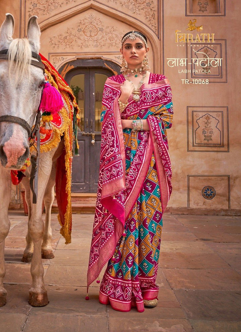 Labh Patola By Tripath Printed Saree Catalog