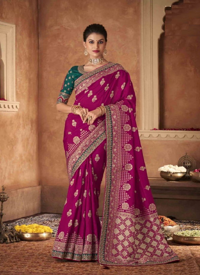 Meera 1 By Anmol Wedding Sarees Catalog